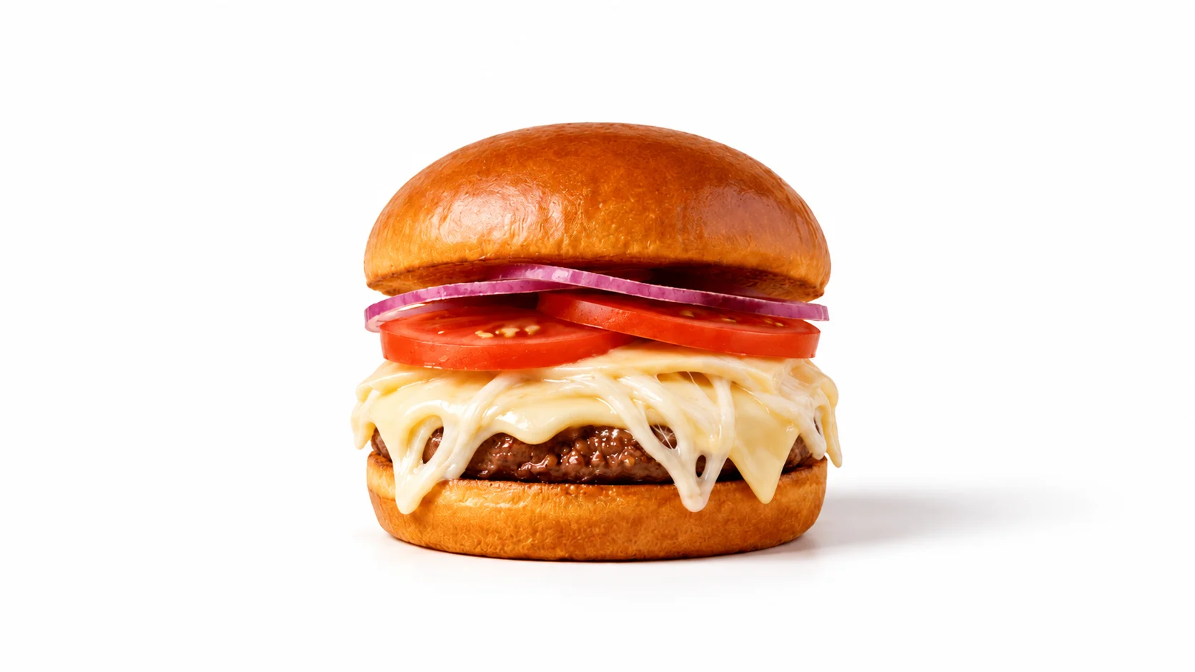 Hamburguesa Moon con mezcla de tres quesos