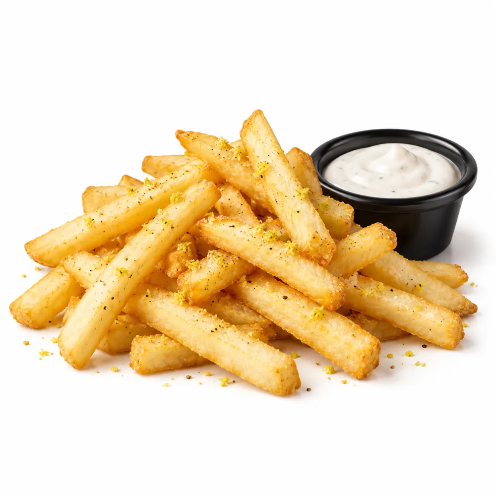 Papas Lemon Pepper con ranch Moon Burger