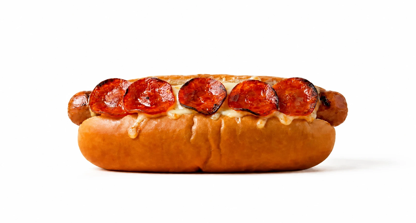 Pizza Lunar hocho mozzarella pepperoni Moon Burger