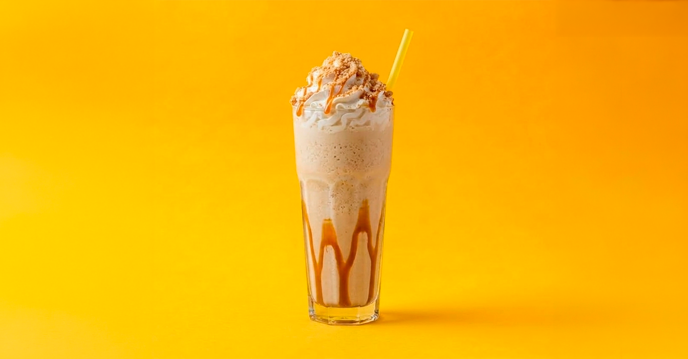 Frappe Mazapán Moon Burger bebida helada